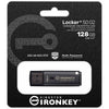 Kingston ironkey locker+ 50 g2 clé USB 128 Go clé USB (anthracite, USB-A 3.2 gen 1)