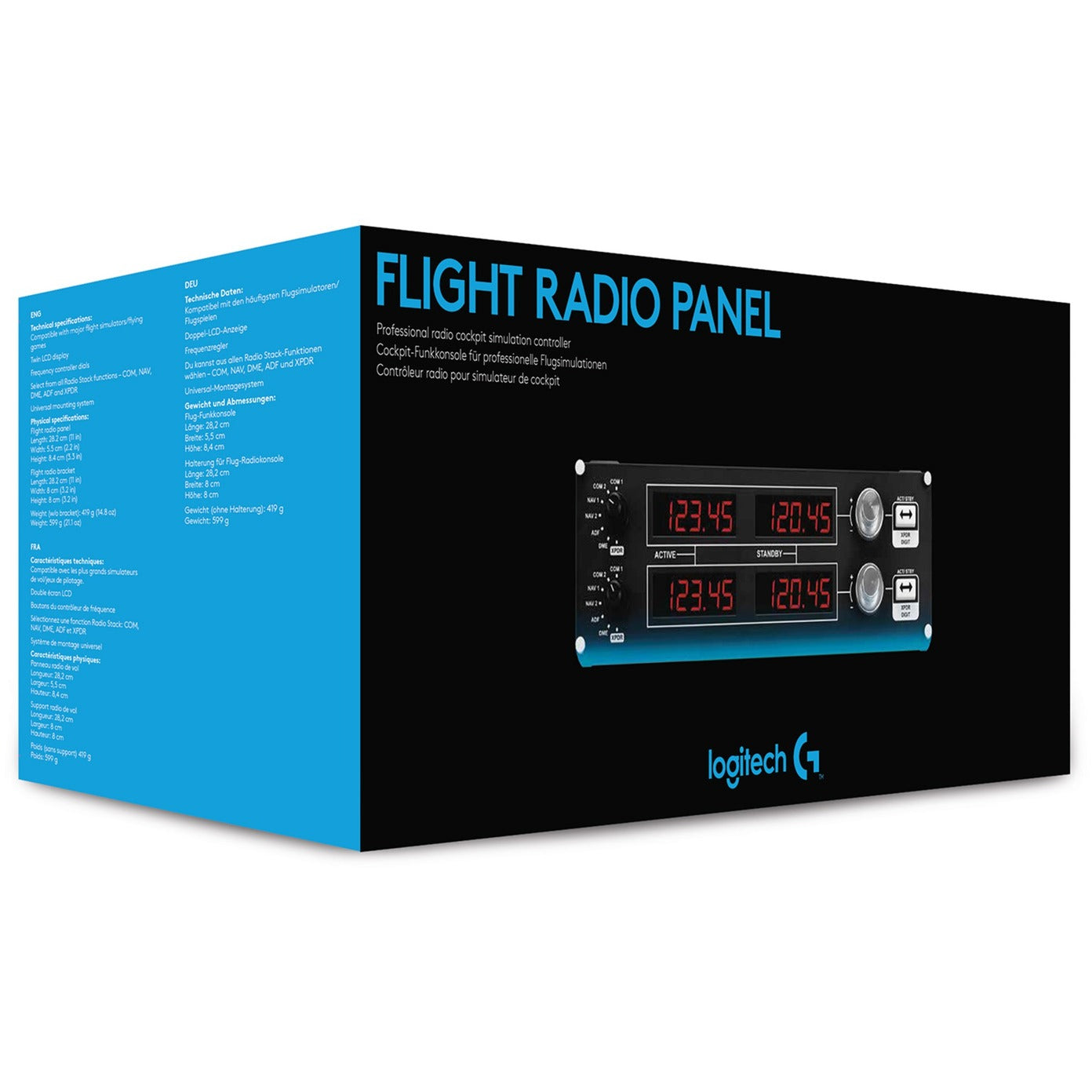 Panneau radio de vol Logitech Saitek