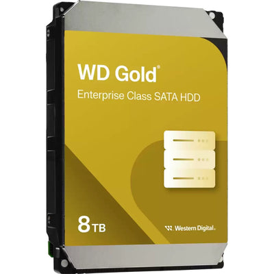 Western Digital Western Digital WD8005fryz Gold, 8 To, 3,5 SATA3, 256 MB, 7200 tr / min, 255 Mo