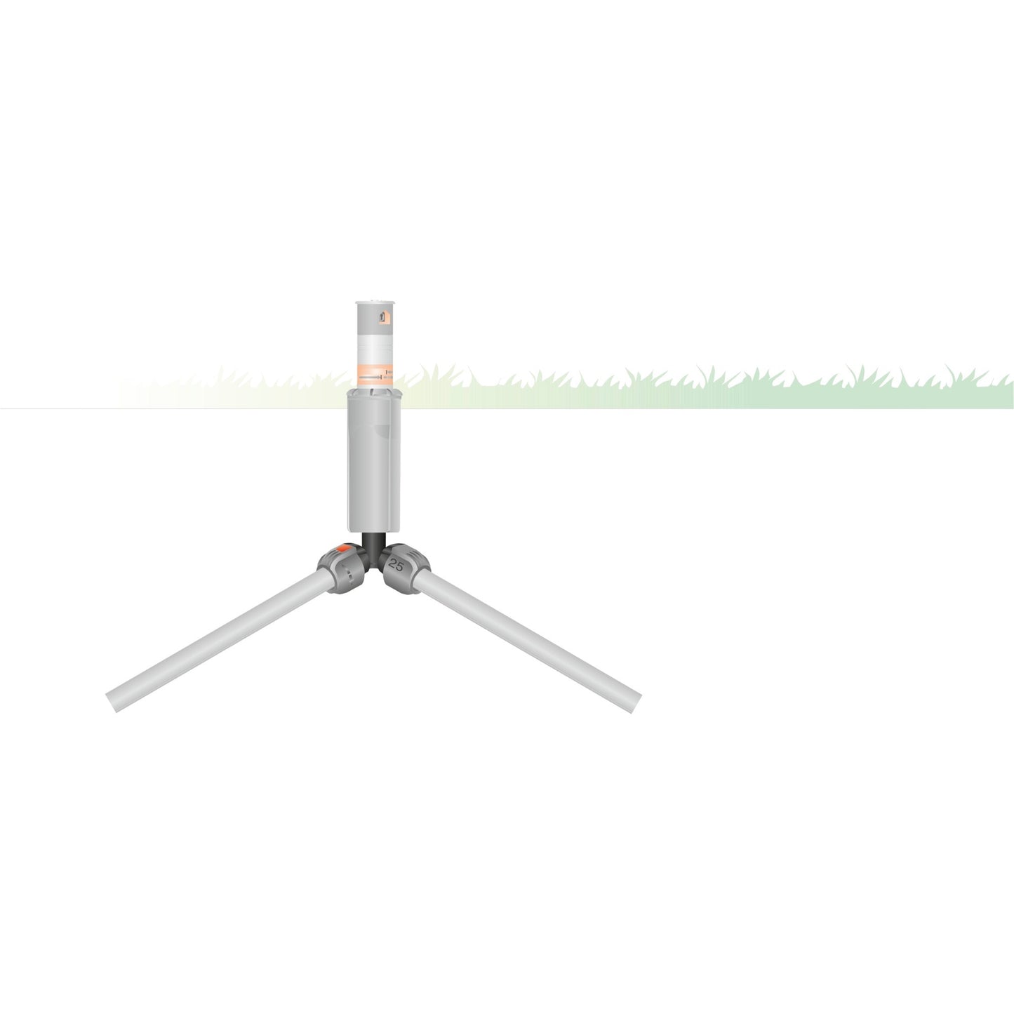 Piece d'angle Gardena 25 mm x 1 2 fil externe