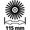 Ensemble de pinceaux moyens einhell