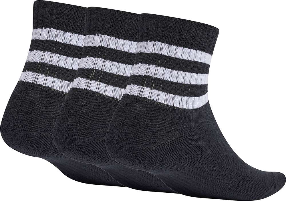 Adidas 3 stripe c spw mid - chaussettes (paquet de 3)