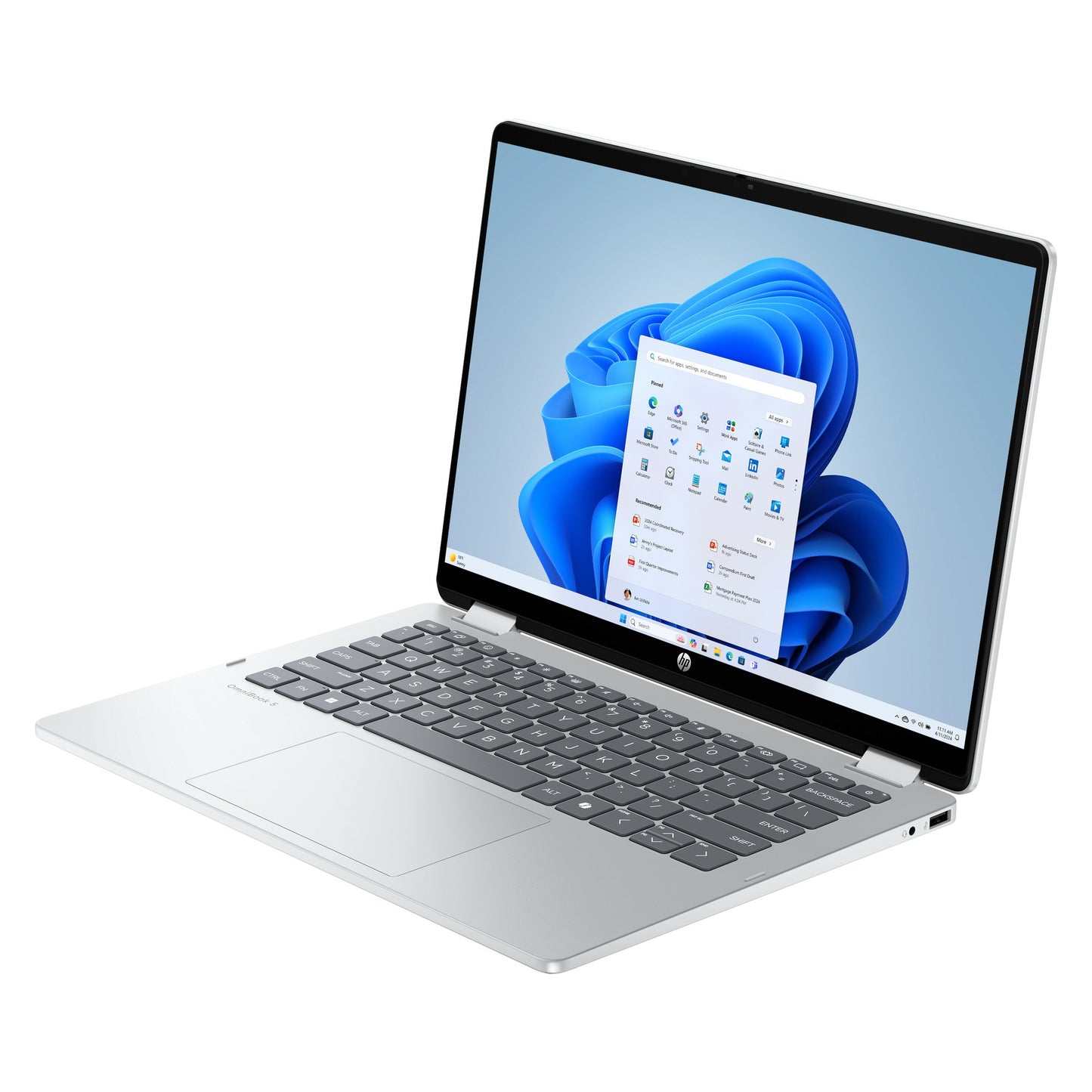 Ordinateur portable Hp omnibook 5 flip 2-en-1 14-fp0250ndx 14 (argent | core 5 120u | graphiques intel | 8 go | SSD 512 go | tactile)