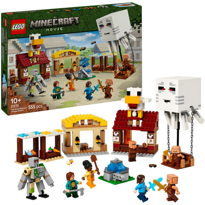 LEGO Minecraft 21273 L'attaque de Ghast-Ballon sur le village