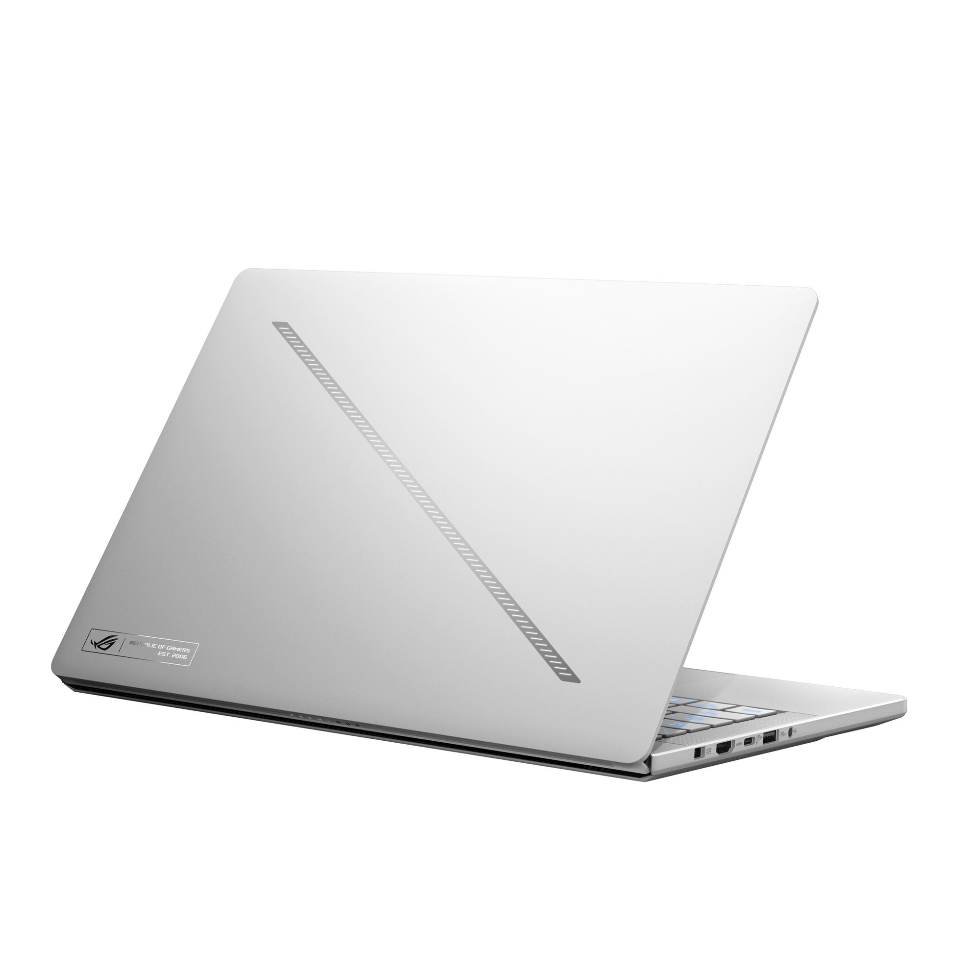 Ordinateur portable de jeu Asus Rog Zephyrus G14 Ga403um-QS024W 14 Copilot+ (Blanc | Ryzen 9 270 | RTX 5060 | 16 Go | SSD 1 To | OLED)