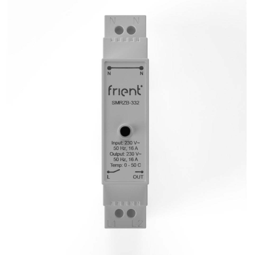 Relais relais din intelligent Frient (gris clair, zigbee)