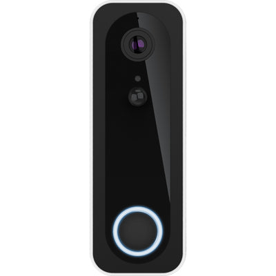 Caméra de sonnette WiFi intelligente Trust doorcam-3000 (blanc noir, WiFi 2,4 GHz)