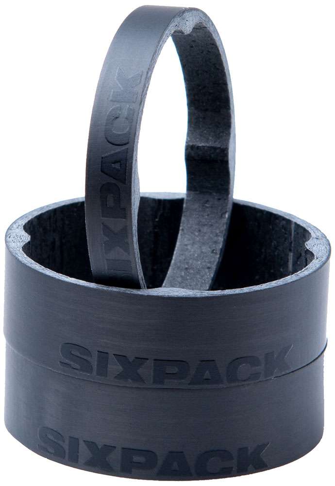 Jeu d'entretoises en carbone vertic Sixpack Racing 1 1 8