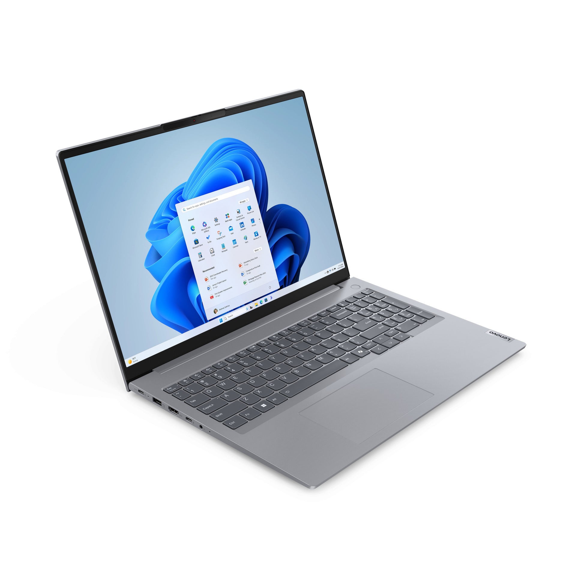 Ordinateur portable Lenovo thinkbook 16 gen 7 (21mw0081mh) 16 (gris | ryzen 5 7535hs | radeon 660m | 16 go | SSD 512 go)