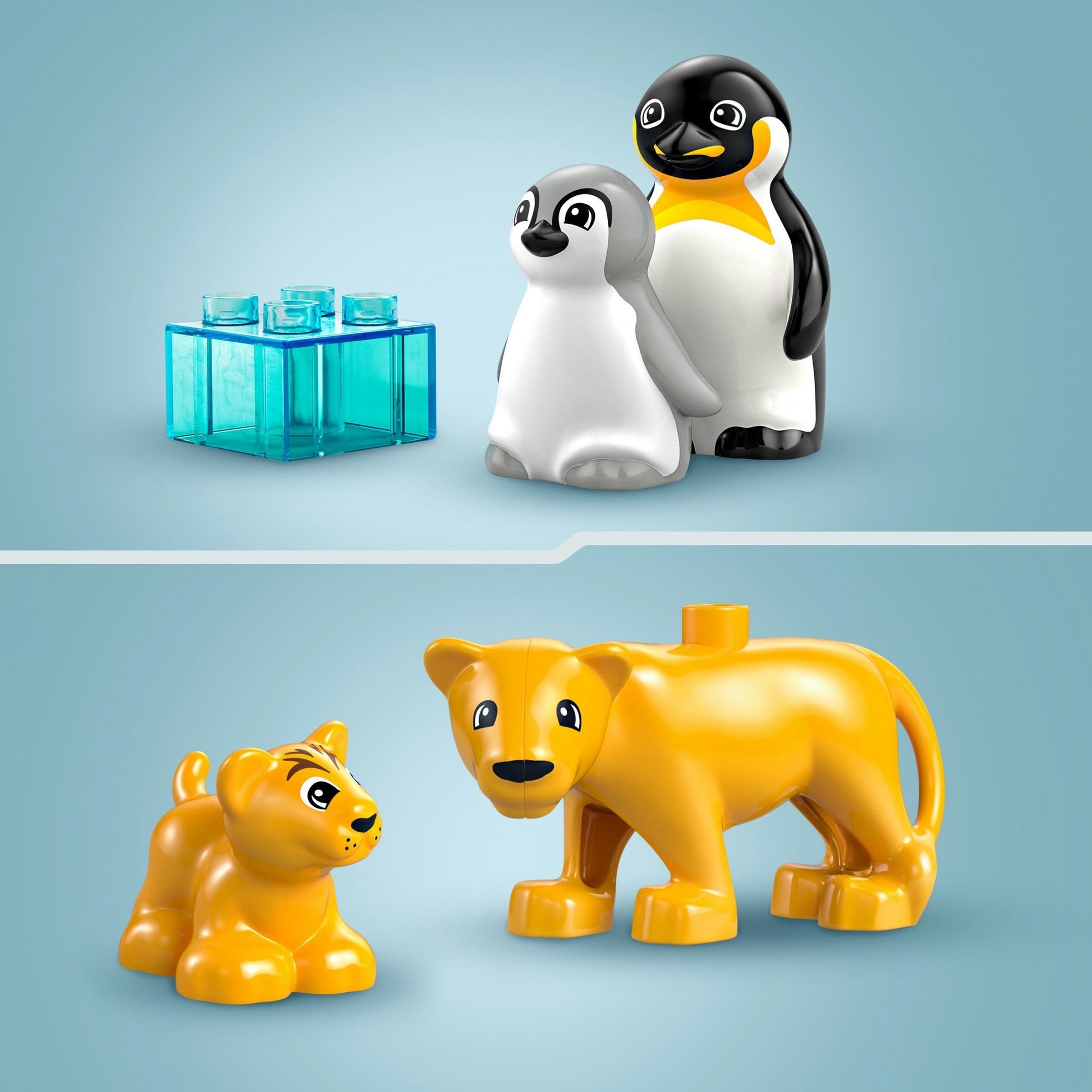 LEGO LEGO DUPLO VILLE 10442 Familles des animaux sauvages: Penguins et Leeuwen