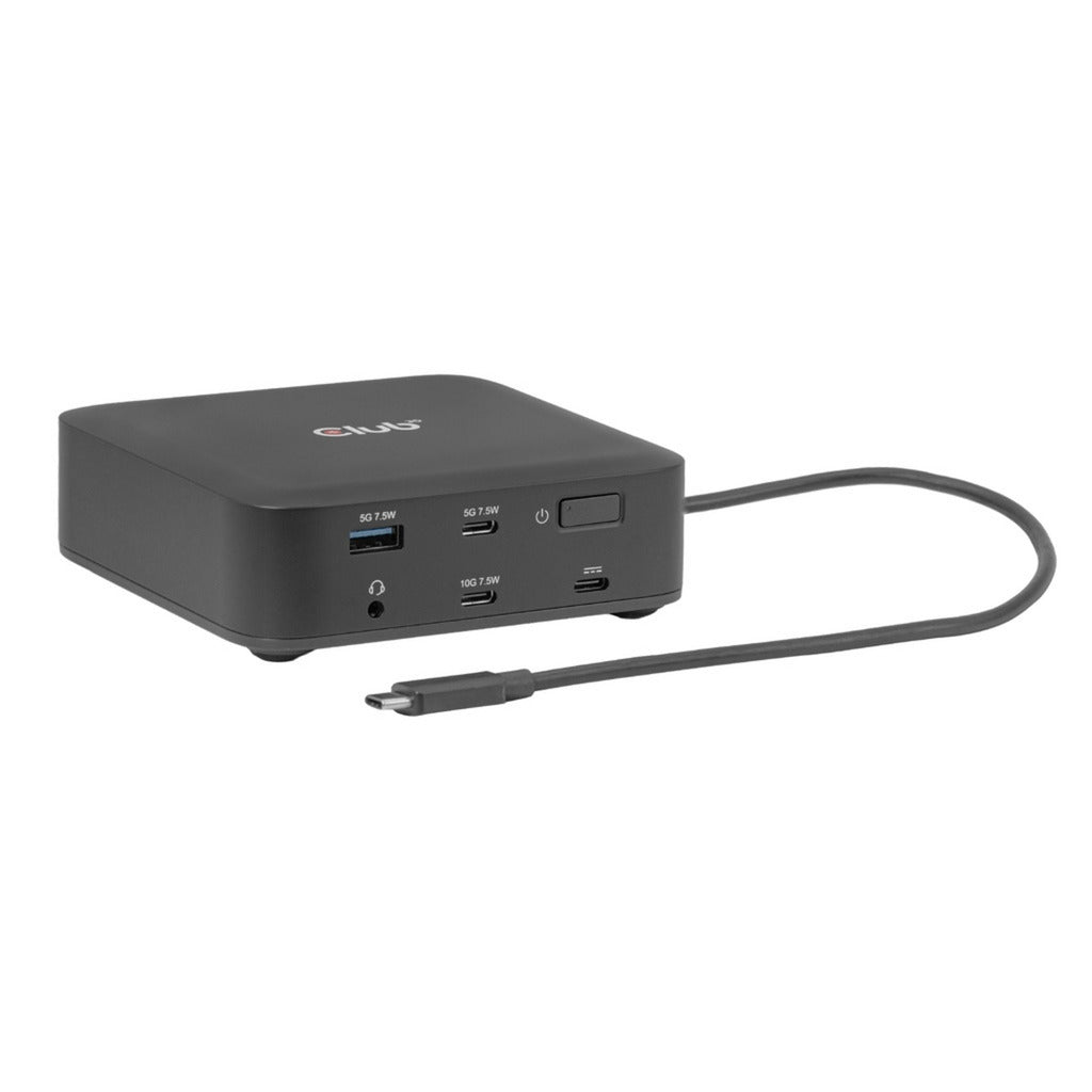 Station d'accueil Club 3D 12-1 USB-C® Quad DisplayLink (noir)