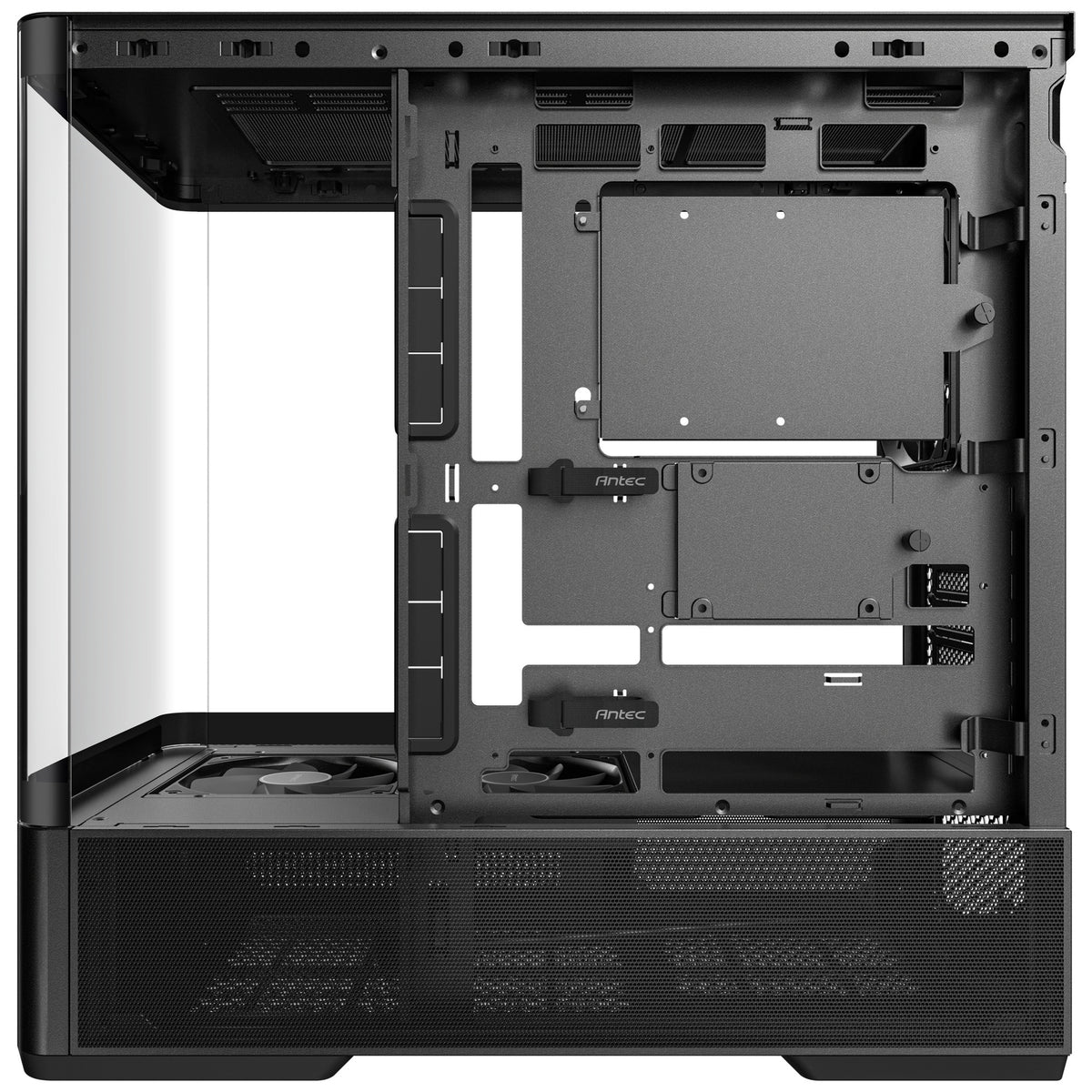 Boîtier tour midi Antec C6 Curve Air (noir | 2x USB-A | 1x USB-C | verre trempé)