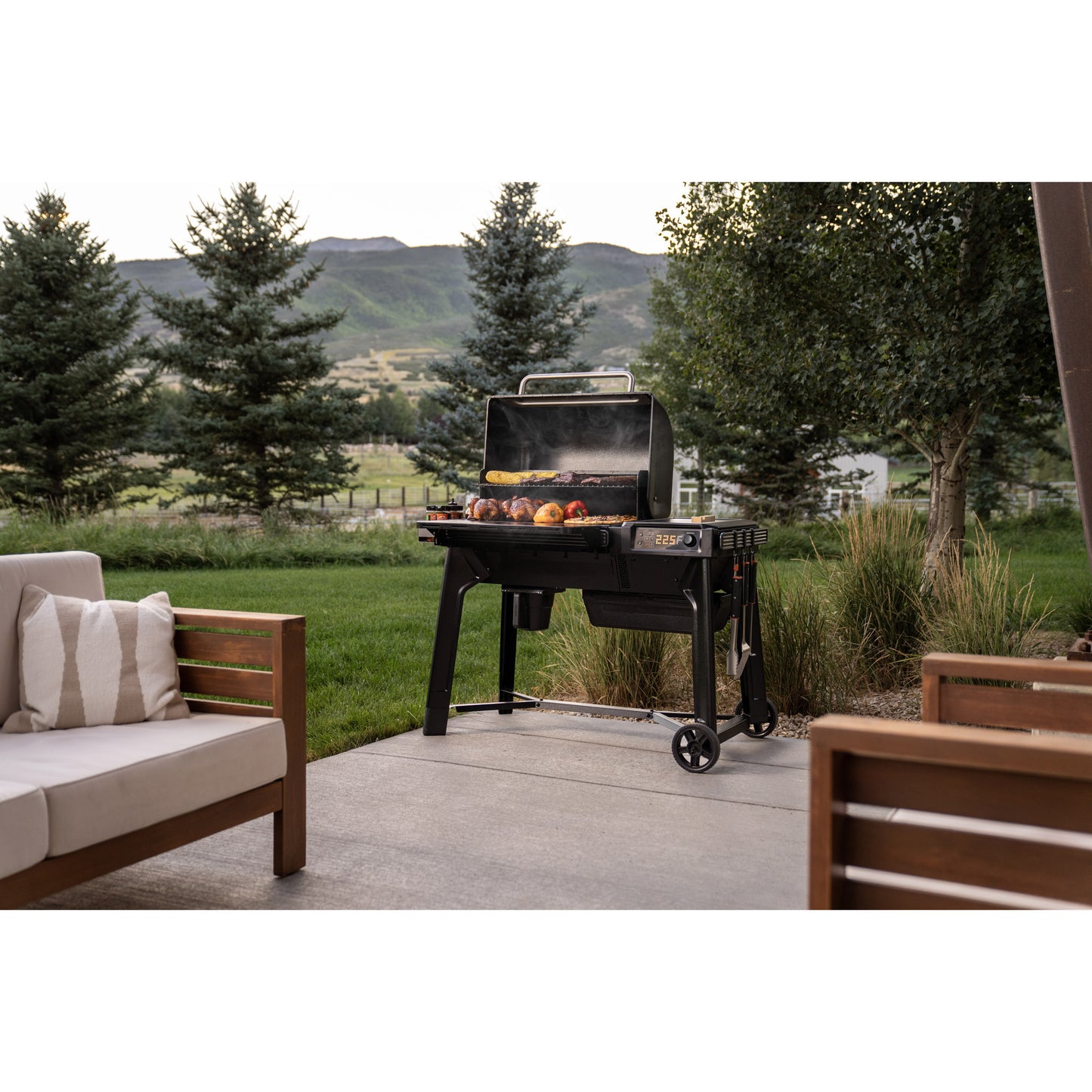 Barbecue à granulés Traeger Woodridge (noir, wifire)