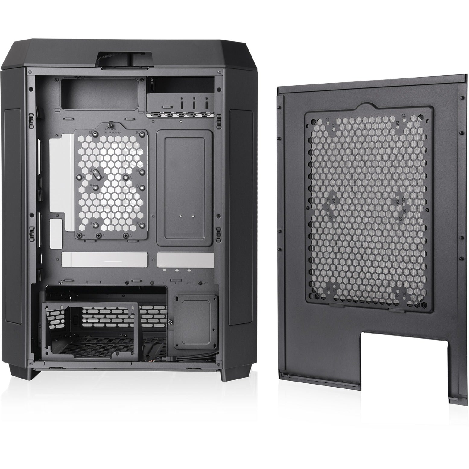 Boîtier tour midi Thermaltake the tower 600 (noir | 4x USB-A | 1x USB-C | verre trempé)