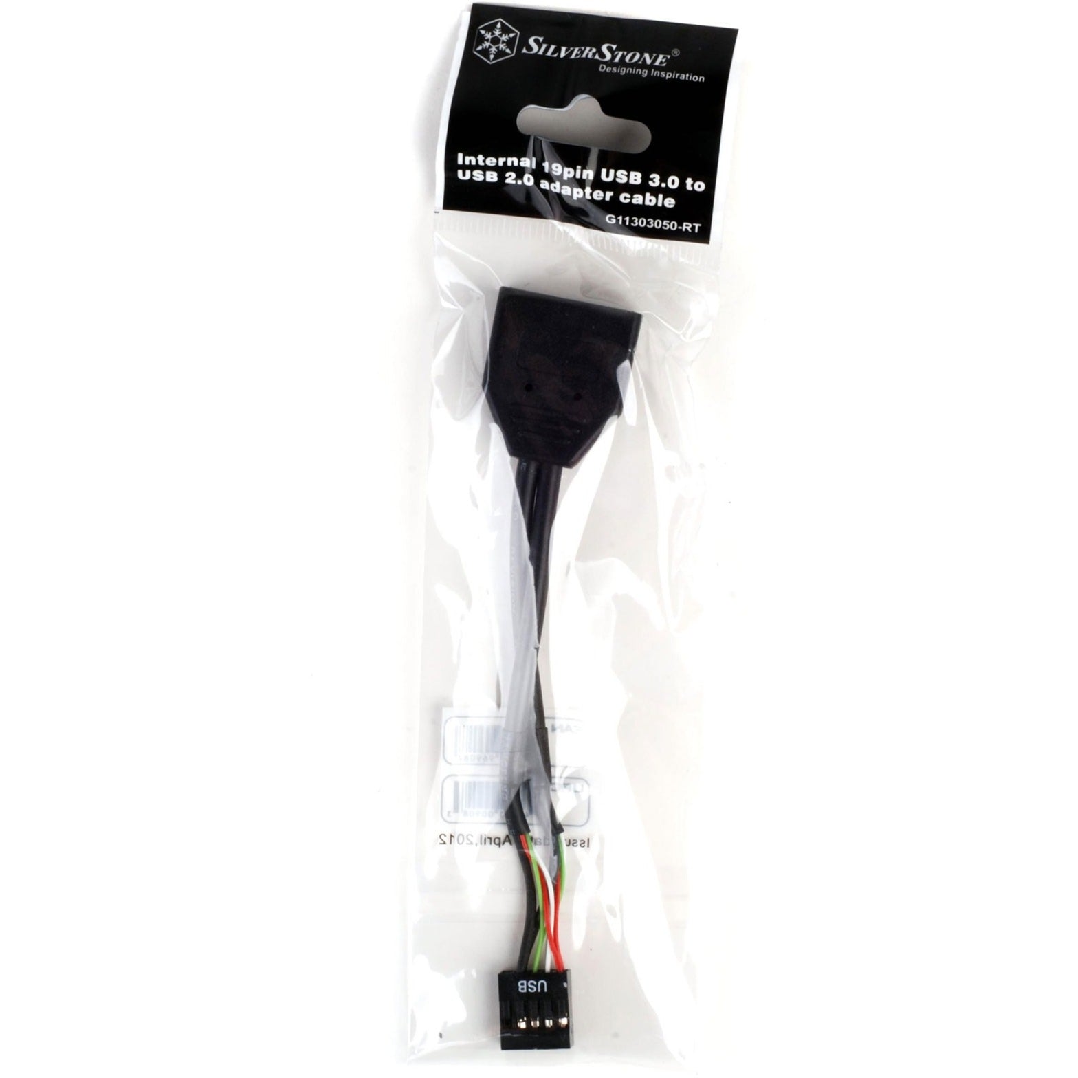 Silverstone G113050-RT, USB 2.0 (interne) 9pin> USB 3.0 (int
