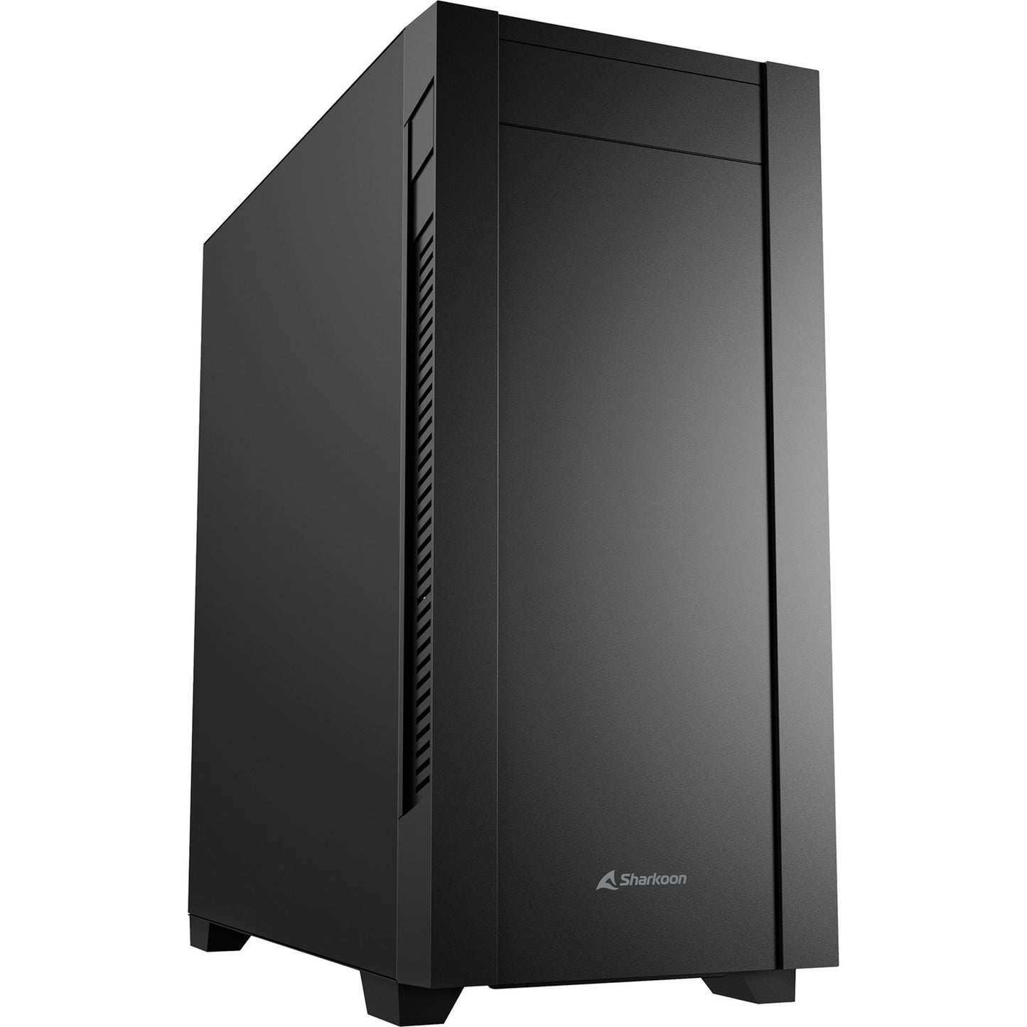 Boîtier tour midi silencieux Sharkoon s25 (noir | 2x USB-A | 1x USB-C)