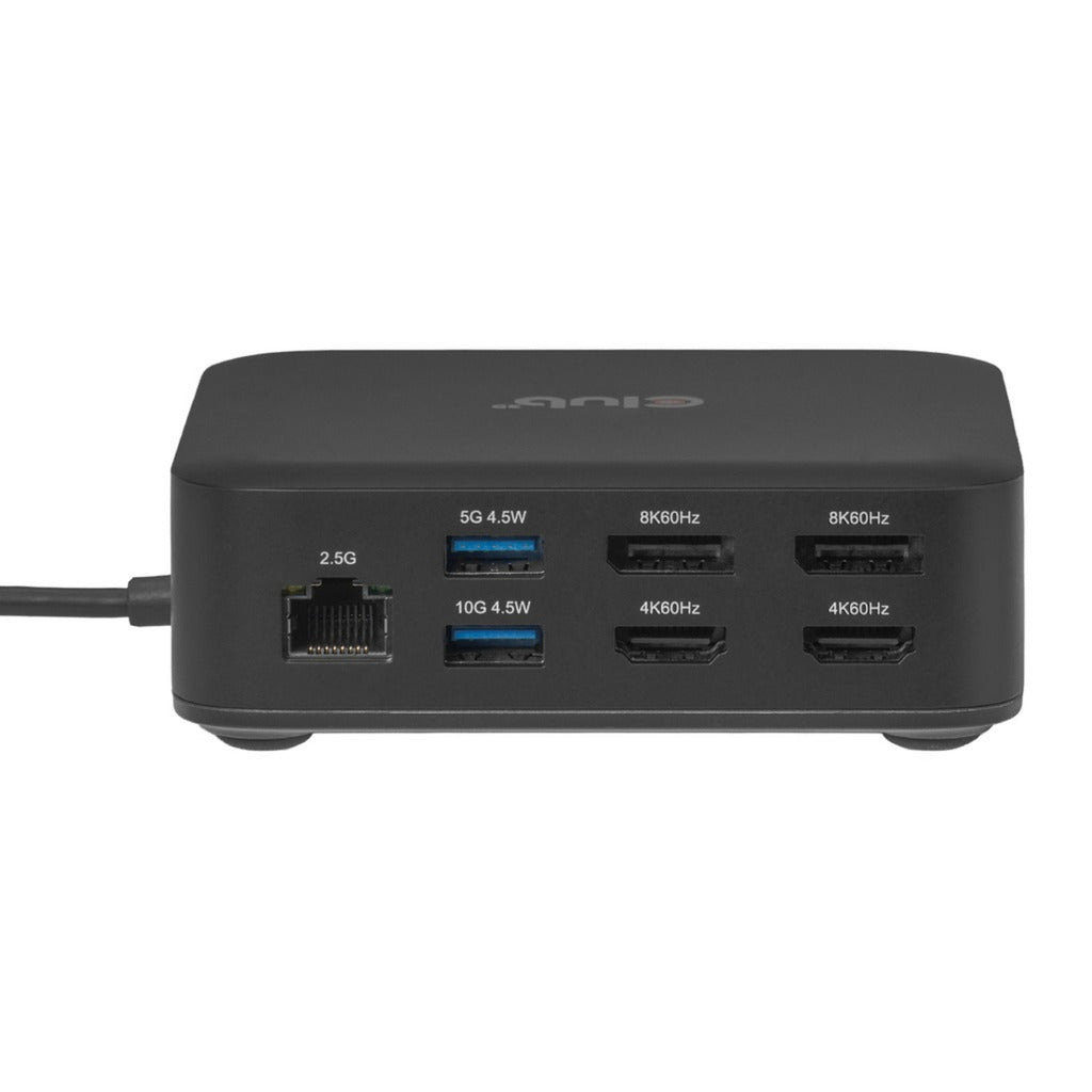 Station d'accueil Club 3D 12-1 USB-C® Quad DisplayLink (noir)