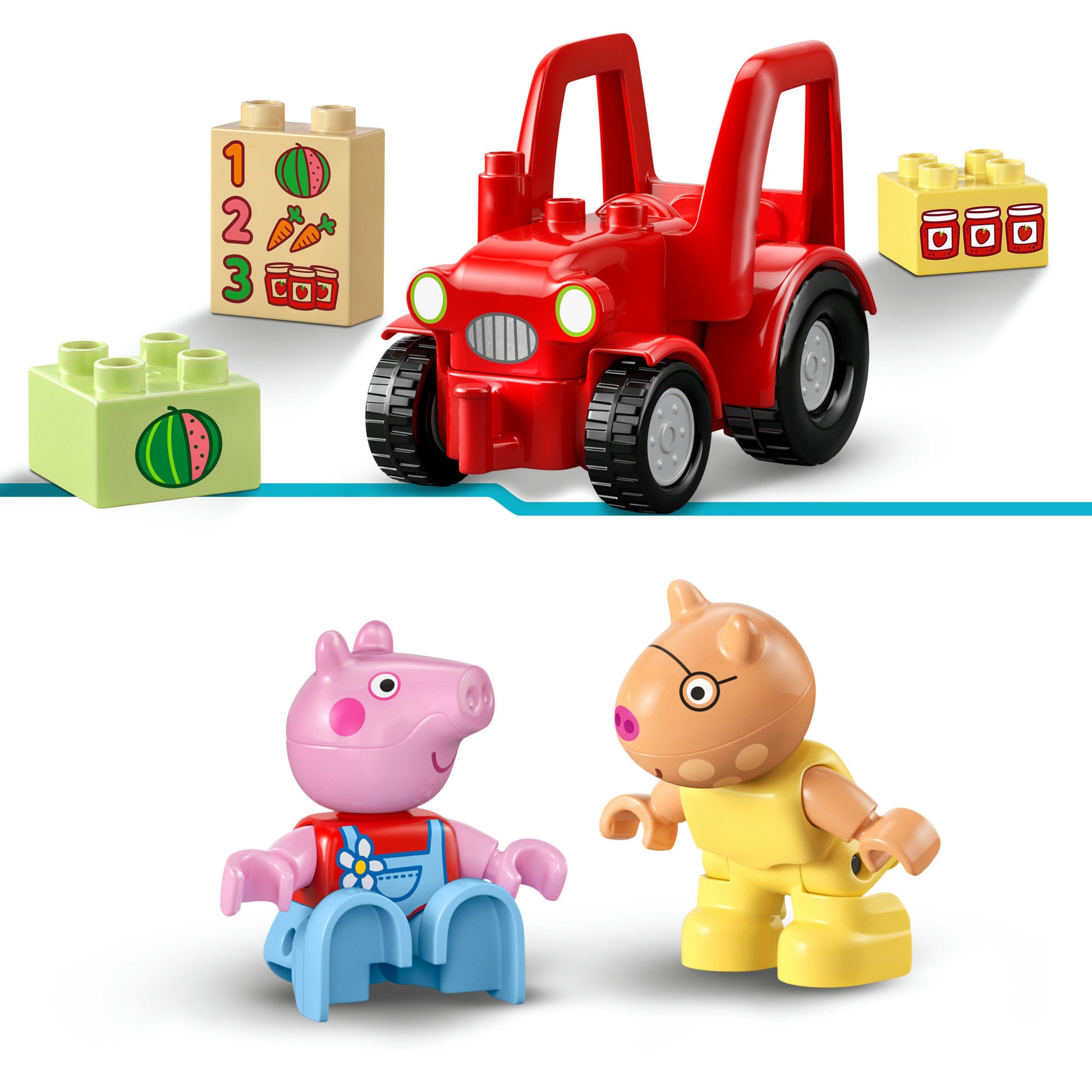 Lego Duplo 10468 tracteur et étal de marché