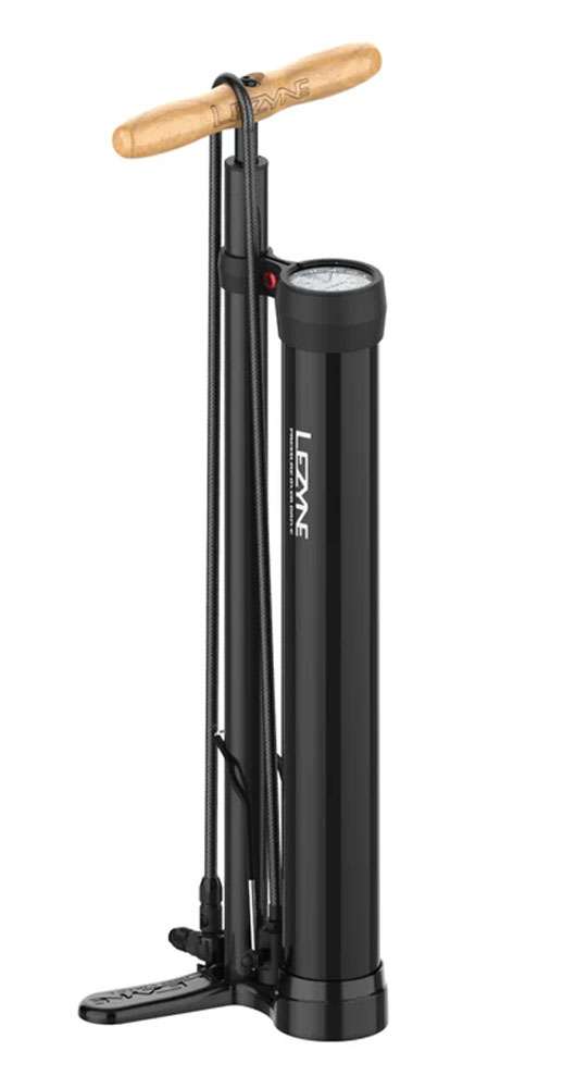Pression Lezyne sur la pompe à pied tubeless à entraînement