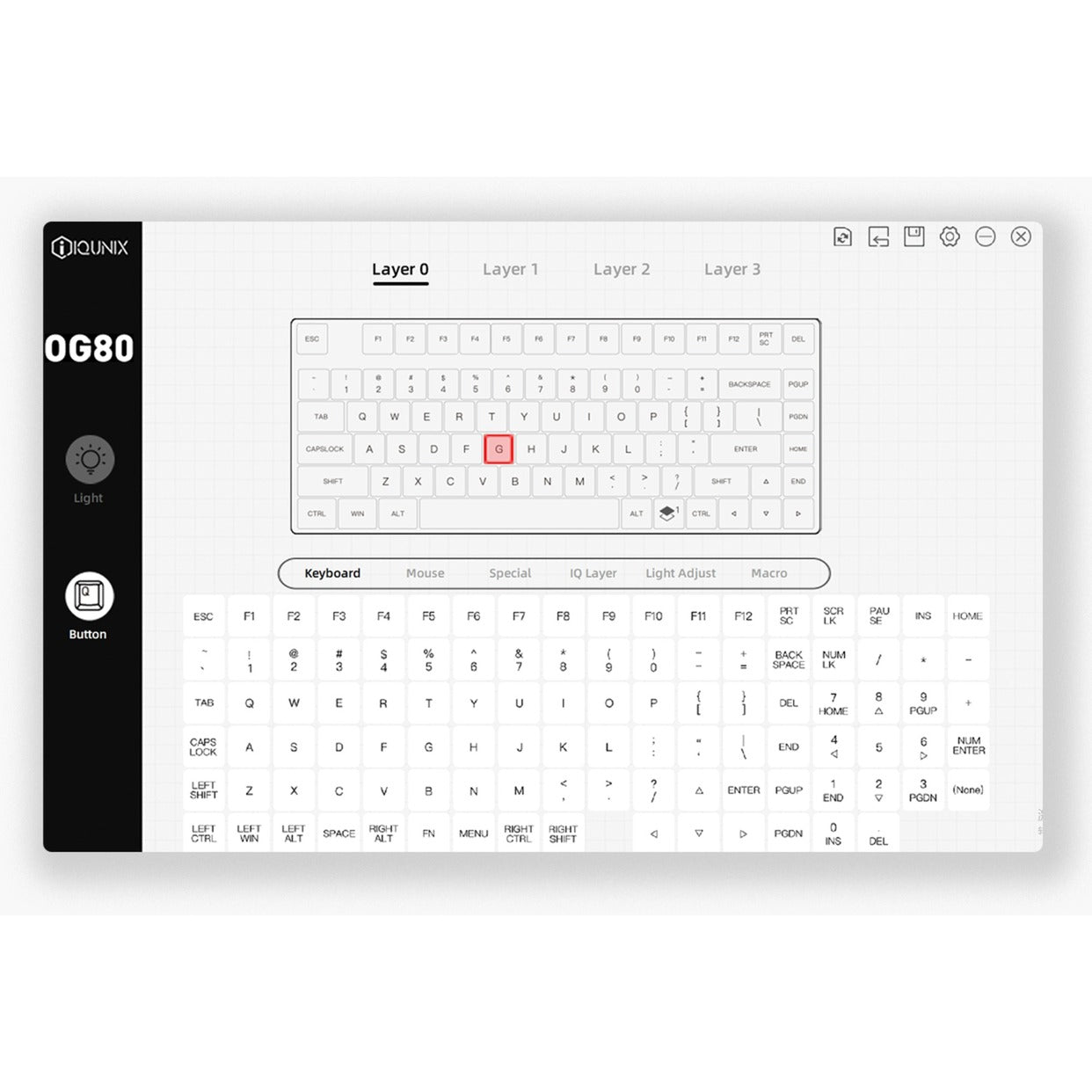 IQUnix OG80 Lavandin Wireless Mechanical Clavier