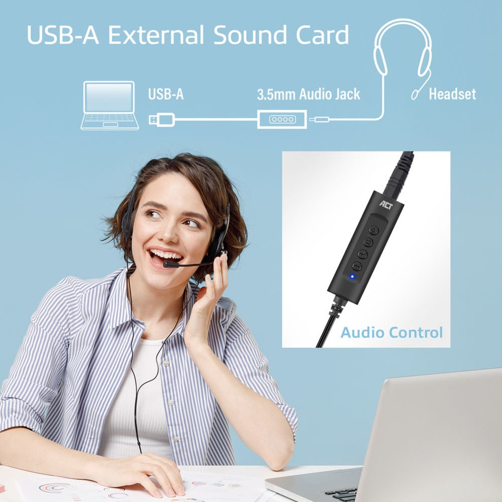 Act Connectivité USB-A Carte son externe