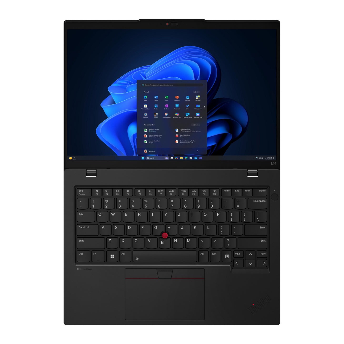 Ordinateur portable Lenovo thinkpad l14 gen 6 intel (21s6006tmh) 14 (noir | core ultra 5 225u | graphiques intel | 16 go | SSD 512 go)