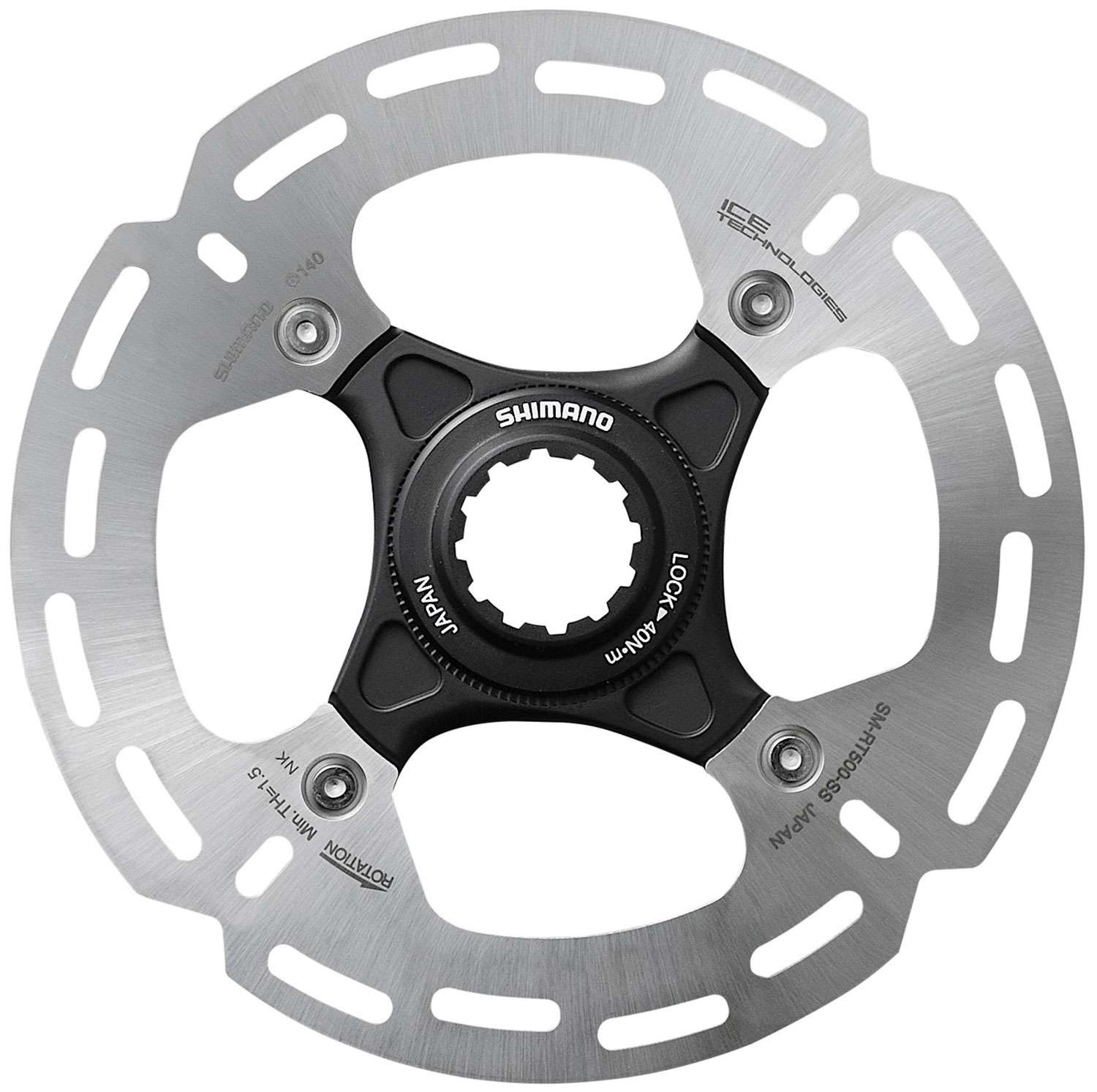 Rotor à disque à verrouillage central Shimano metrea sm-rt500