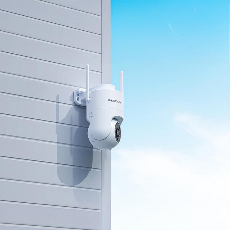 Foscam PD8, caméra de sécurité 4K 8MP double bande WiFi 6 PT (blanc)