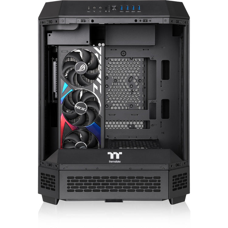 Boîtier tour midi Thermaltake the tower 600 (noir | 4x USB-A | 1x USB-C | verre trempé)