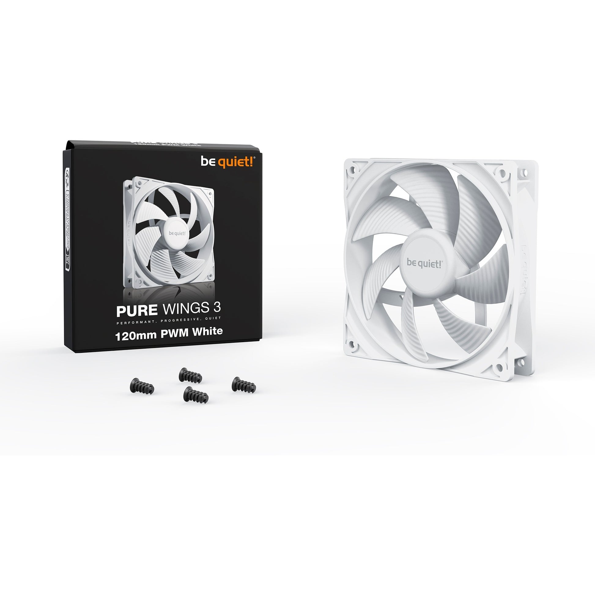 Soyez silencieux! Pure 3 120 mm pwm blanc