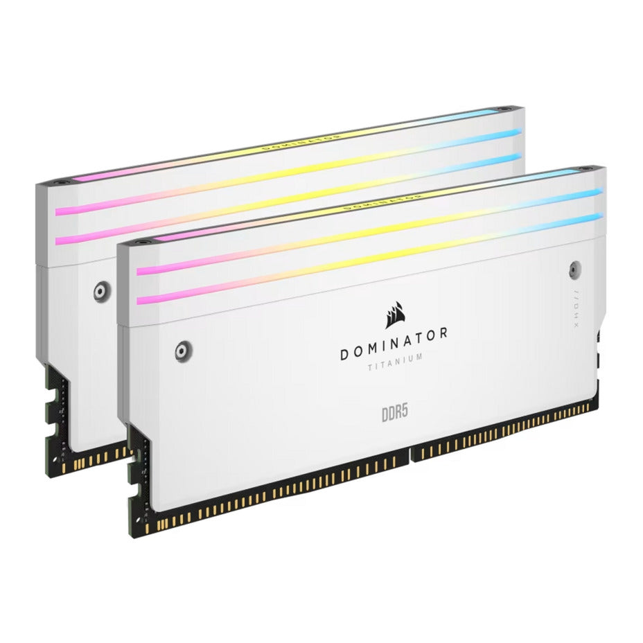 Corsair dominator titane ddr5 kit d'amélioration de l'éclairage éclairage LED (blanc, cmplekit2w)