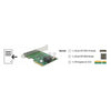 Dellock PCI Express X4 Carte U.2 NVME à 1 x SFF interne