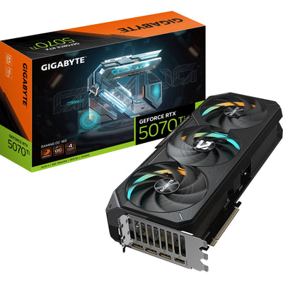 Gigabyte gv-n507tgaming oc-16gd geforce rtx 5070 ti jeu oc 16g, 16 Go, gddr7, 256bit, pCIe 5.0