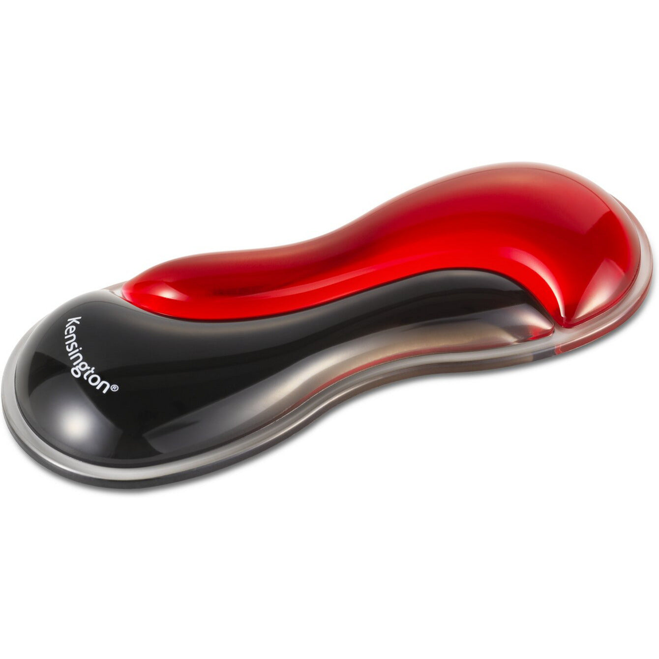 Kensington slim duo gel souris trackball repose-poignet support de poignet (rouge noir)