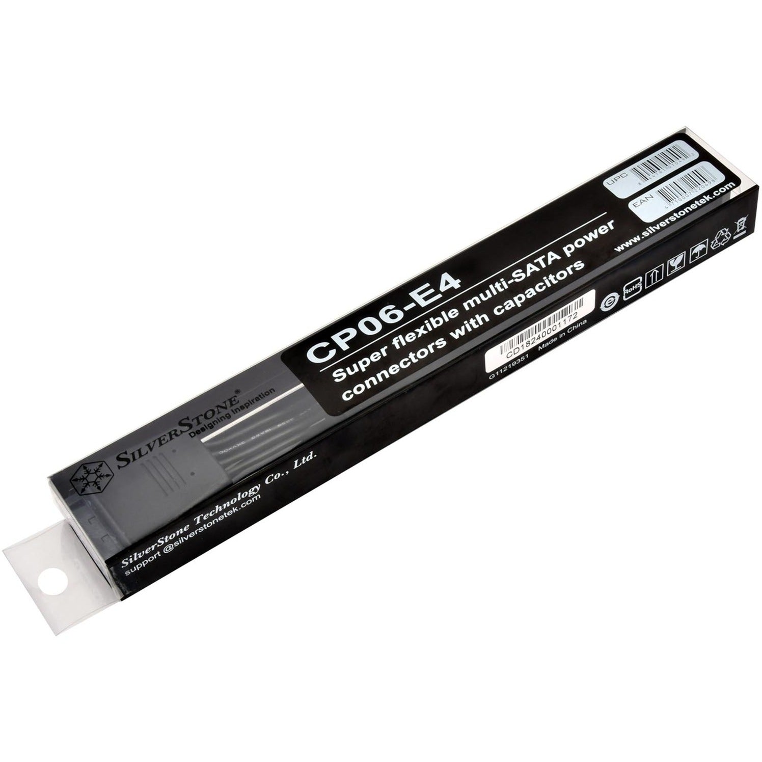 Silverstone SST-CP06-E4, 1x Sata à 15 broches> 4x Sata à 15 broches