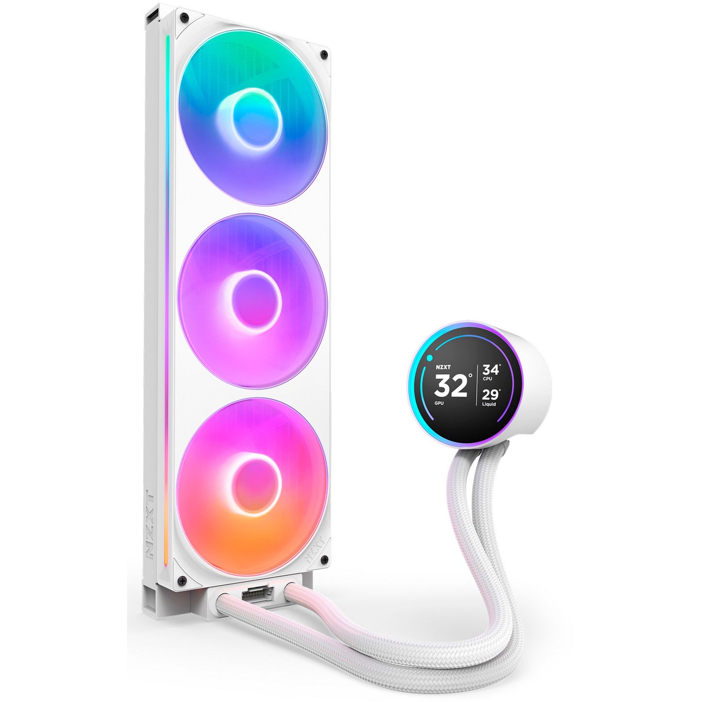 Refroidissement par eau NZXT Kraken Elite 420 RGB (blanc)