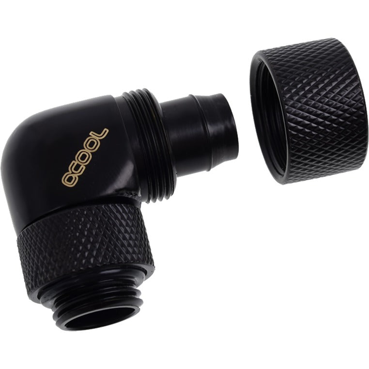Raccord à compression Alphacool eiszapfen 13 10 mm (noir, rotatif côté filetage)