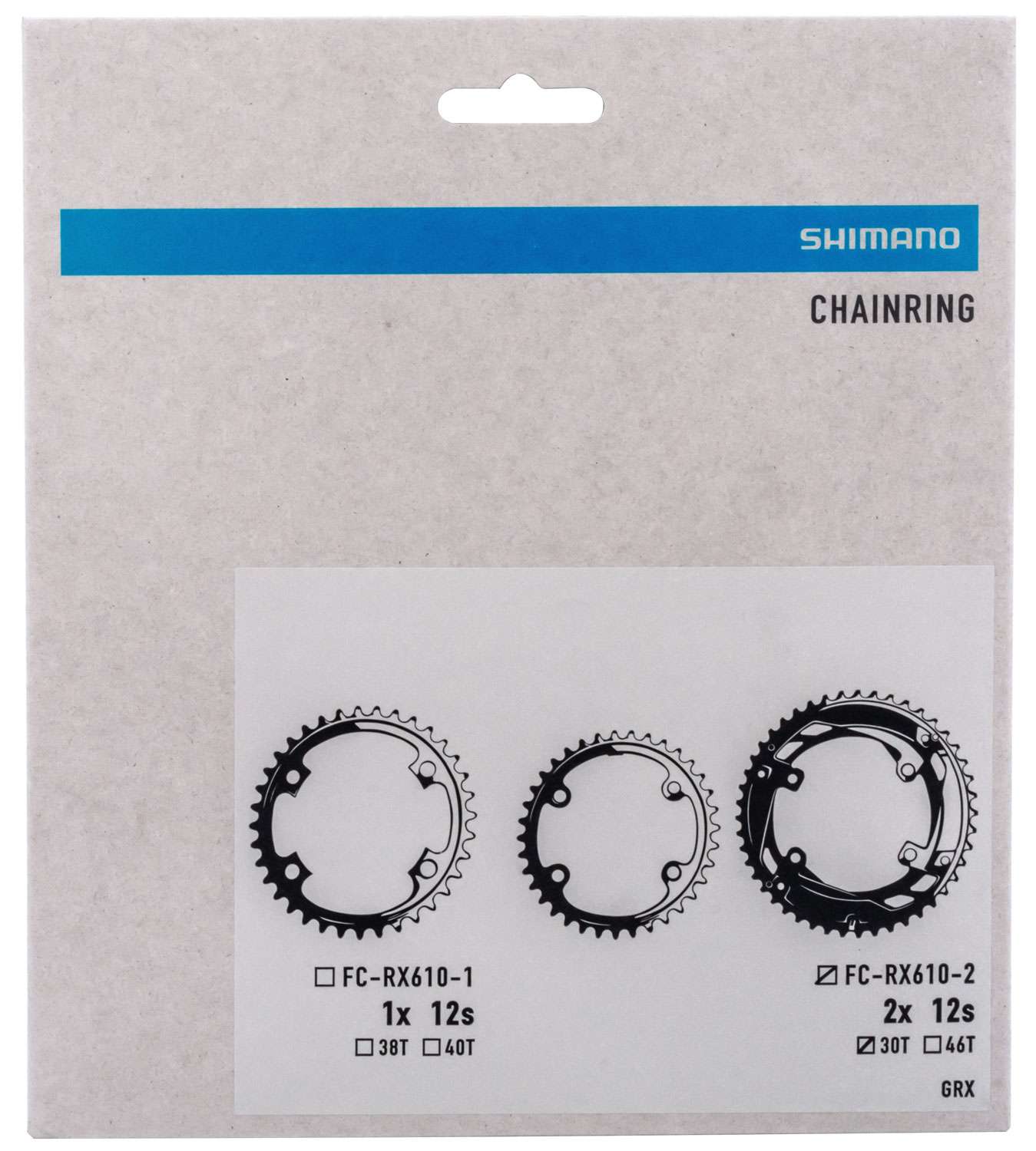 Plateau Shimano grx fc-rx610 2x12 vitesses