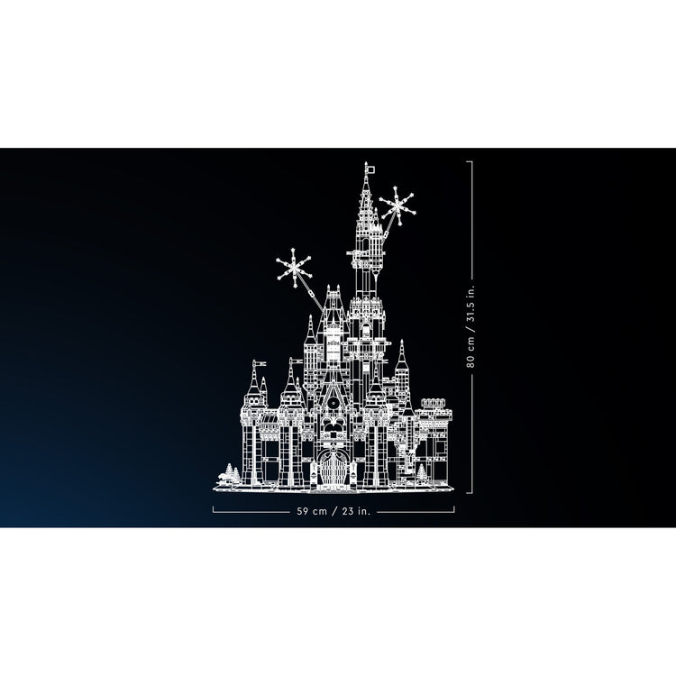 Lego disney - jouets de construction du château Disney (43222)