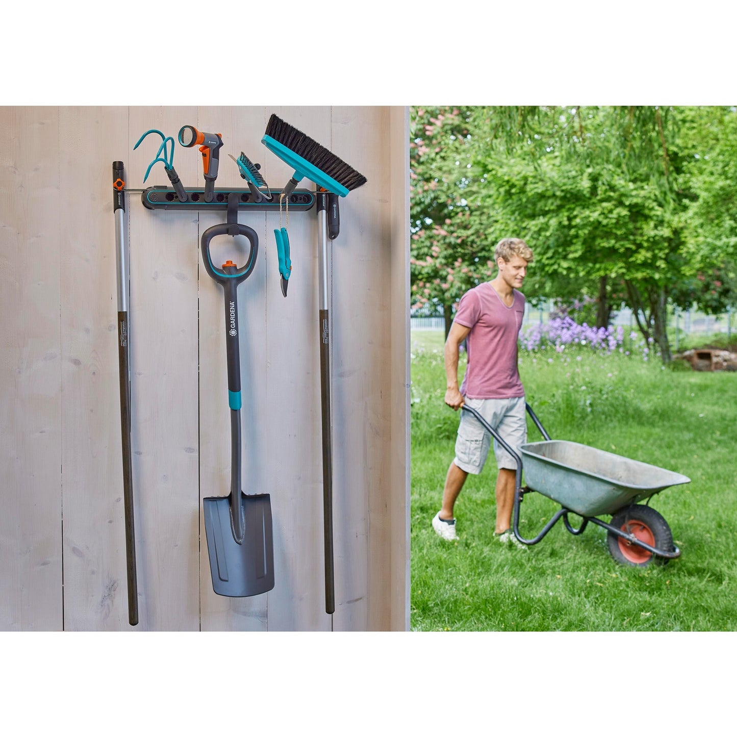 Rack d'outils de combisystèmes Gardena Flex