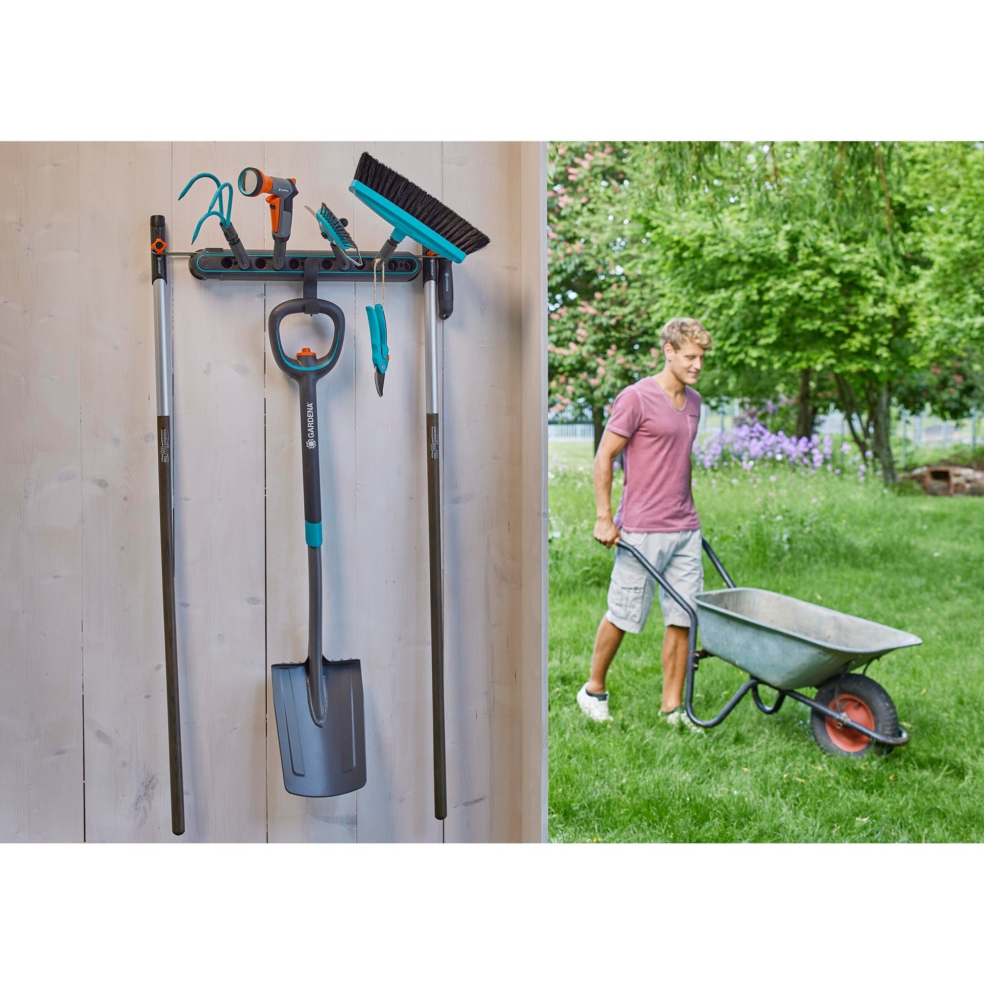 Rack d'outils de combisystèmes Gardena Flex