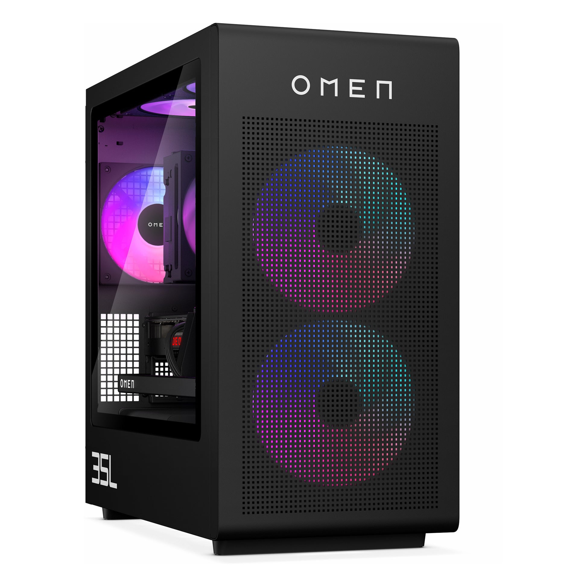 Ordinateur de bureau de jeu Omen 35L GT16-1071ND (D51T9EA) (Noir | Ryzen 7 9800x3D | RTX 5070 | 32 Go | SSD 2 To)