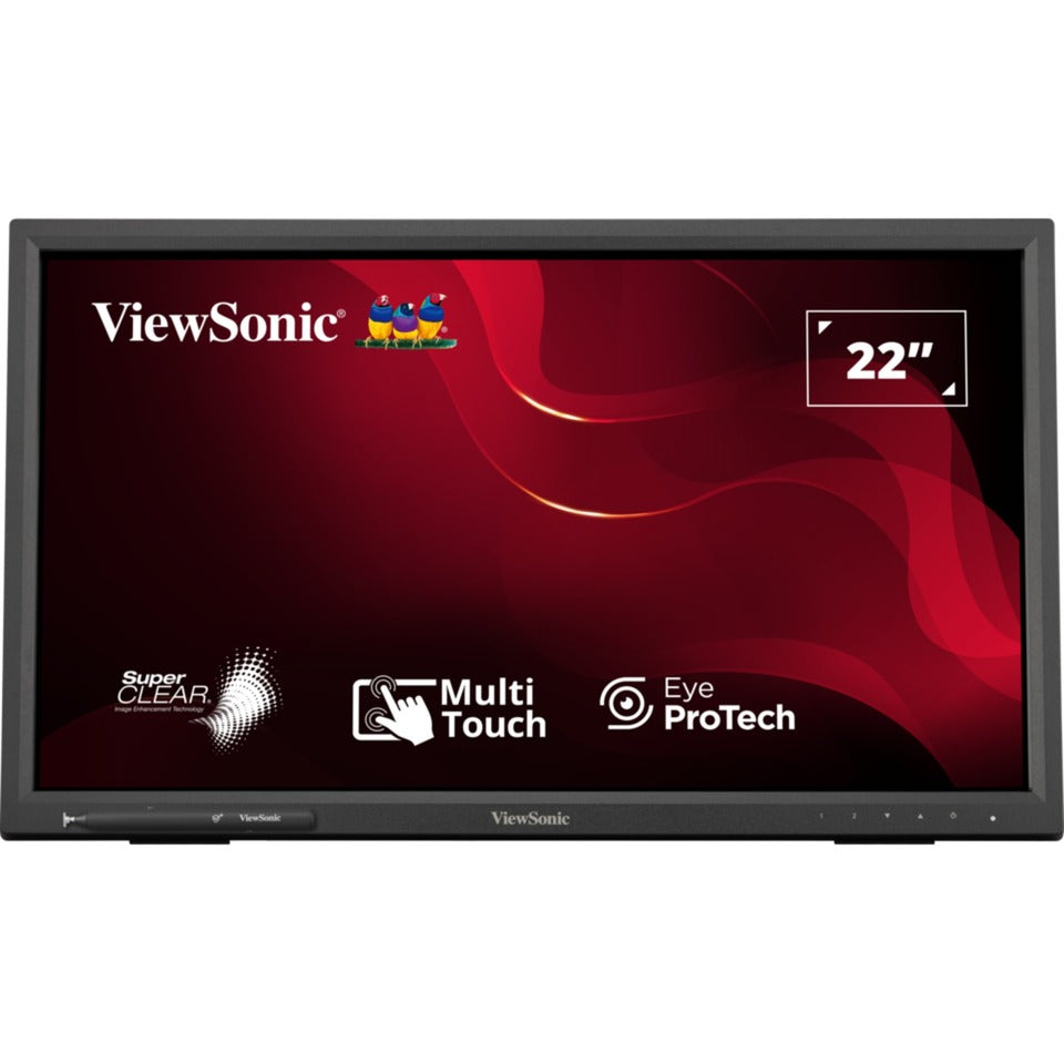 Viewsonic Moniteur tactile IR TD2223-2 22 (noir, HDMI, VGA, DVI, USB-A, USB-B)