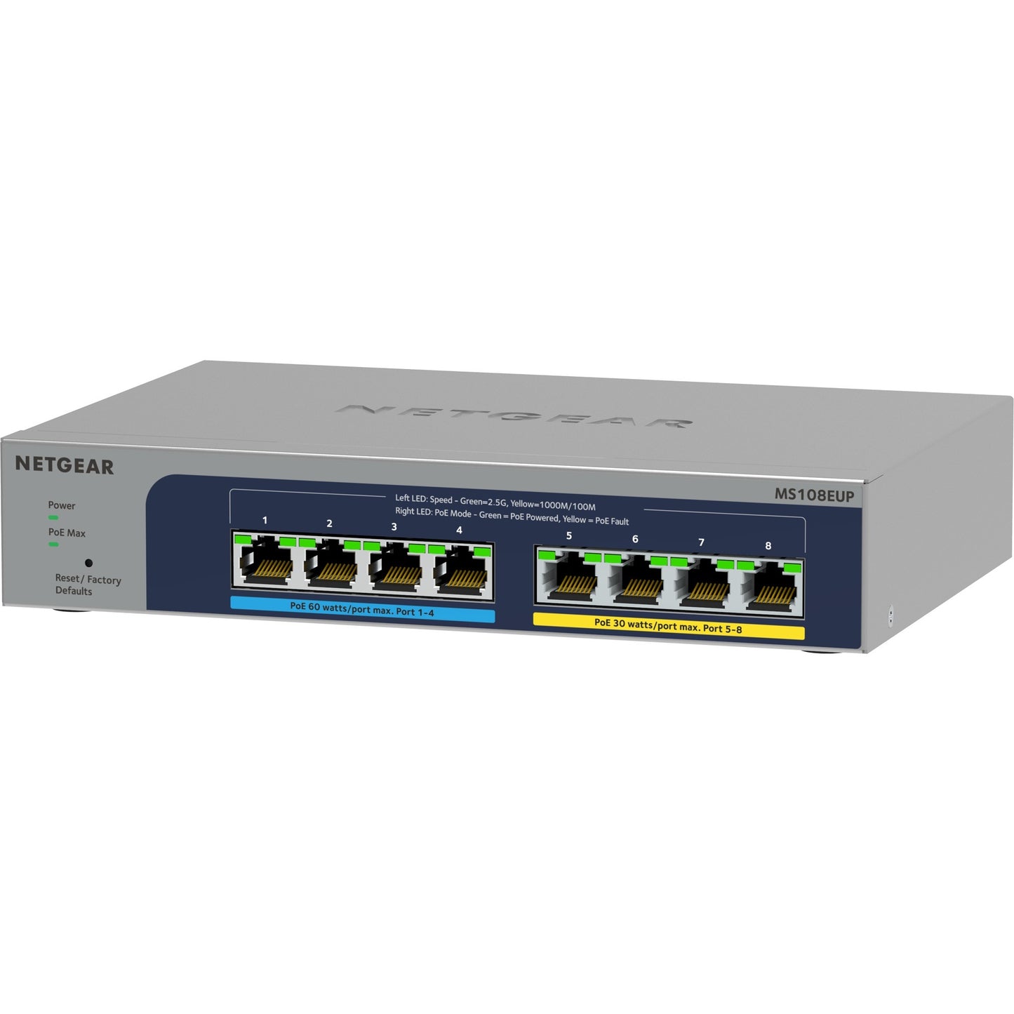 NetGear 8 port multi-gigabit (2,5 g) Ultra60 Poe ++ Ethernet