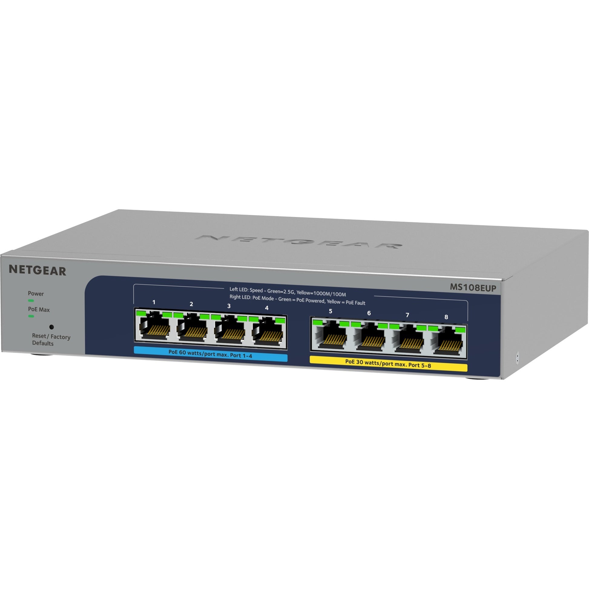 NetGear 8 port multi-gigabit (2,5 g) Ultra60 Poe ++ Ethernet