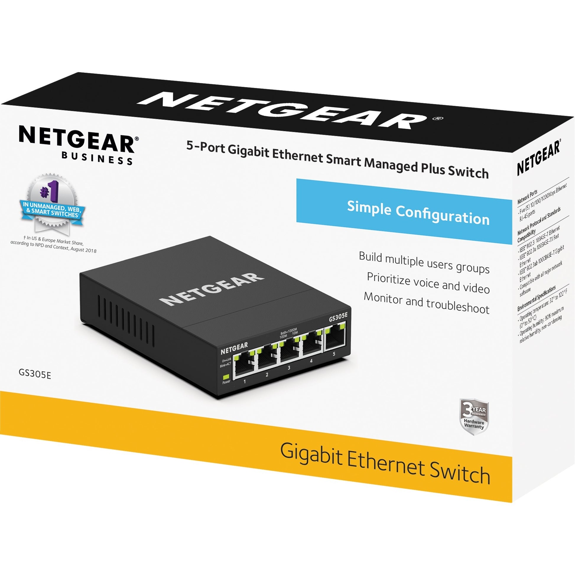 Netgear gs305e