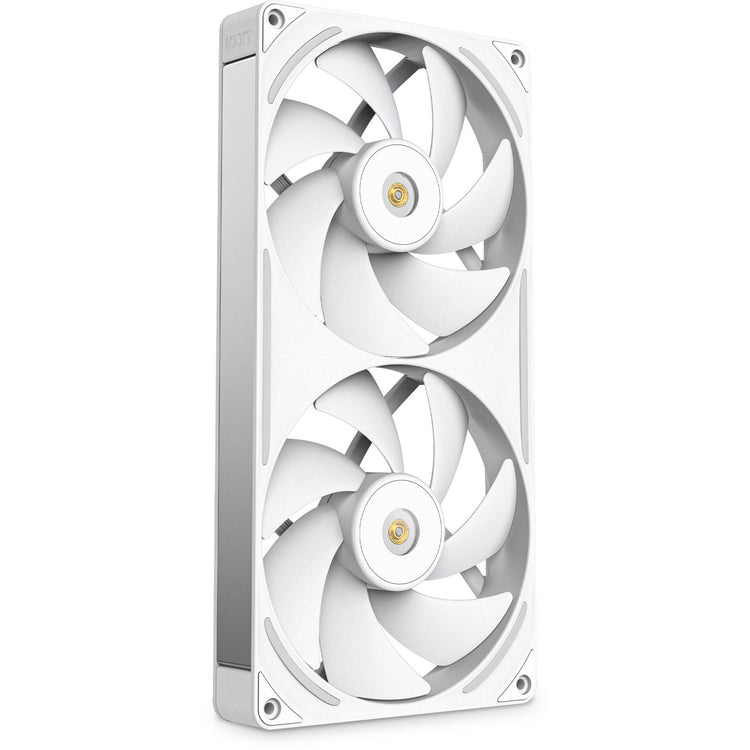Nzxt performance fan f280x ventilateurs de boîtier rgb (blanc, 2 pièces, 280 x 140 x 30 mm, pwm)