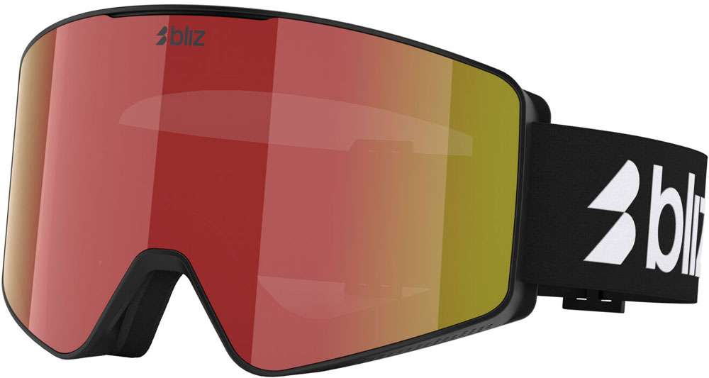 Bliz g001 brown w red multi - masque de ski