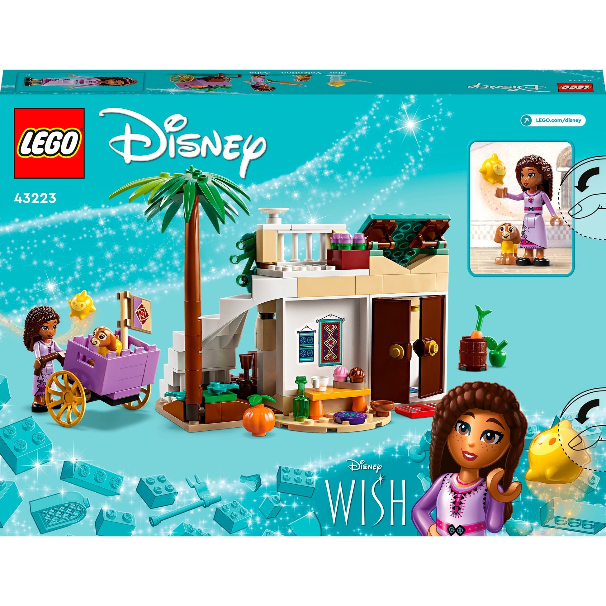 Lego disney - asha dans la ville jouets de construction Rosas (43223)