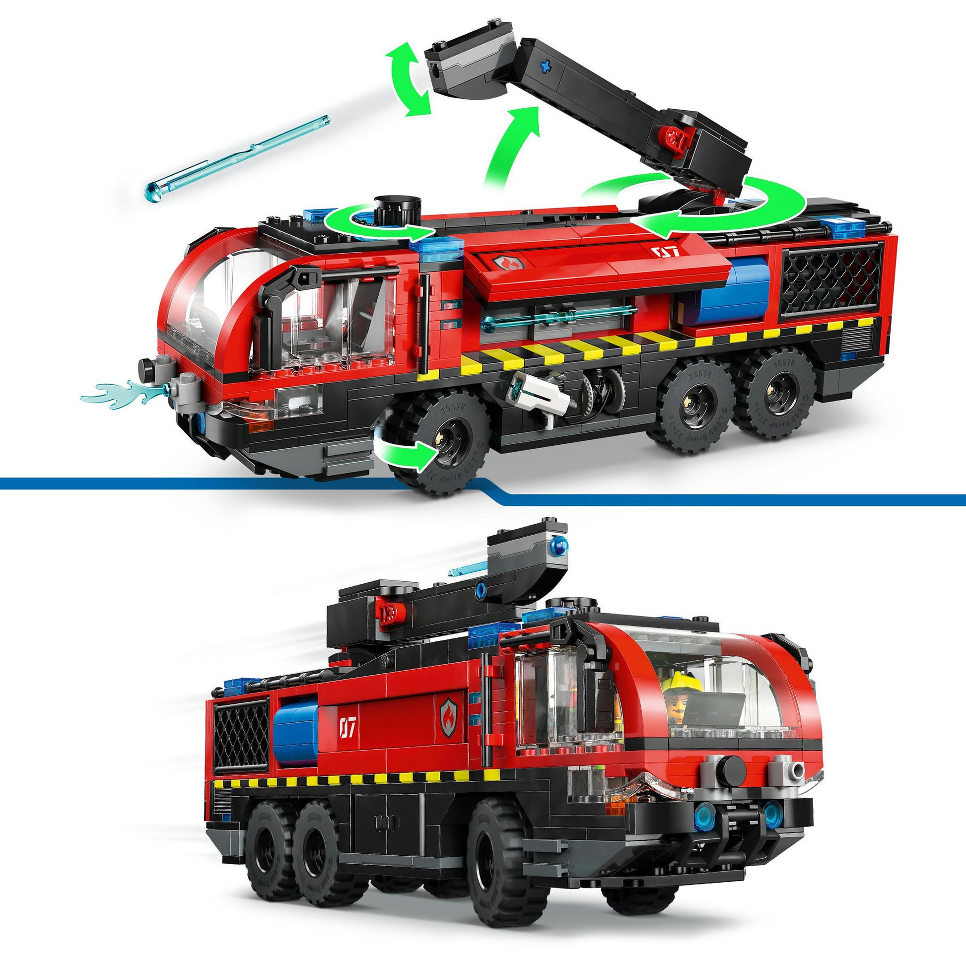 Lego City Fire 60499 Le camion de pompiers de l'aéroport